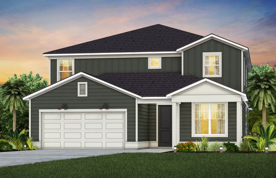 Representative exterior photo of a completed home built from the Yorkshire by Pulte Homes in Murray Farms, Middleburg, FL (Image 27). Representative exterior photo of a completed home built from the Yorkshire by Pulte Homes in Murray Farms, Middleburg, FL (Image 27).