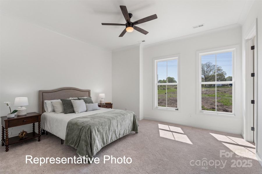 Furnished interior view inside a new home in , Kannapolis (Image 8).