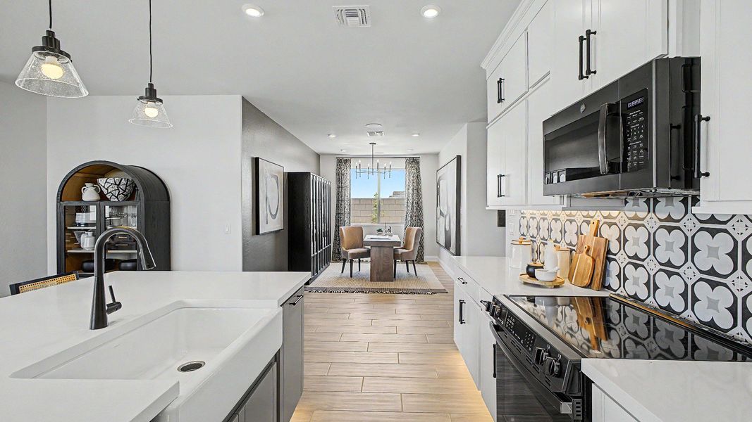 Representative furnished interior of a home built from the Clover by DRB Homes in Apache Farms, Buckeye (Image 15).