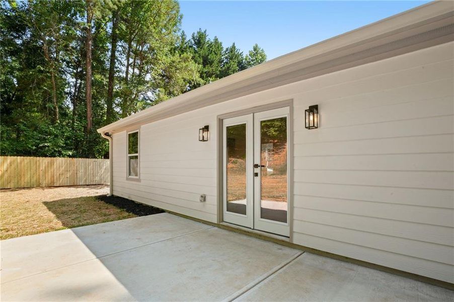 Exterior details and patio area of a home in , Loganville (Image 27). Exterior details and patio area of a home in , Loganville (Image 27).