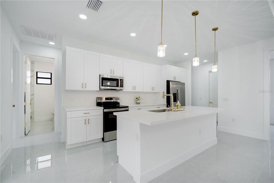 Furnished interior view inside a new home in , Port Charlotte (Image 11).