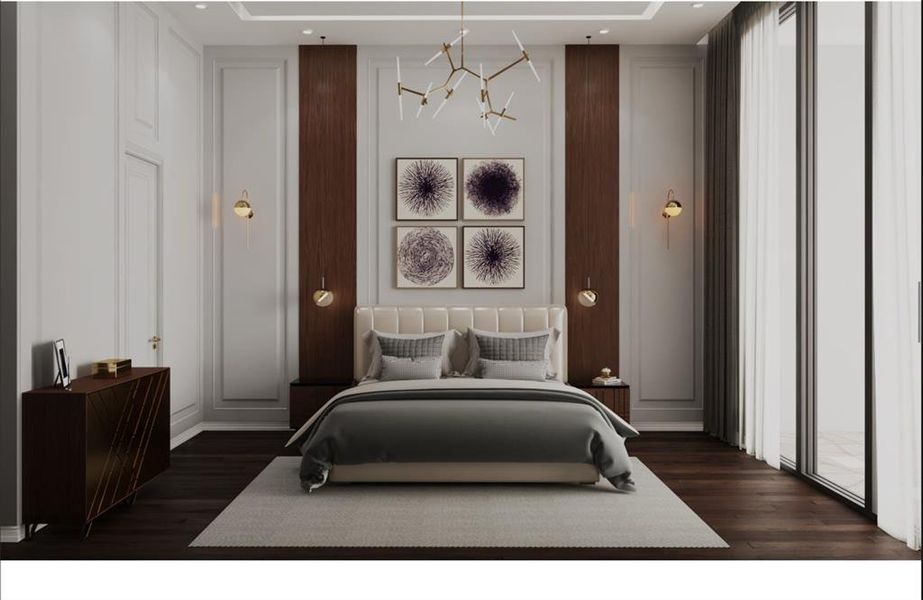 Furnished interior view inside a new home in , Frisco (Image 6).