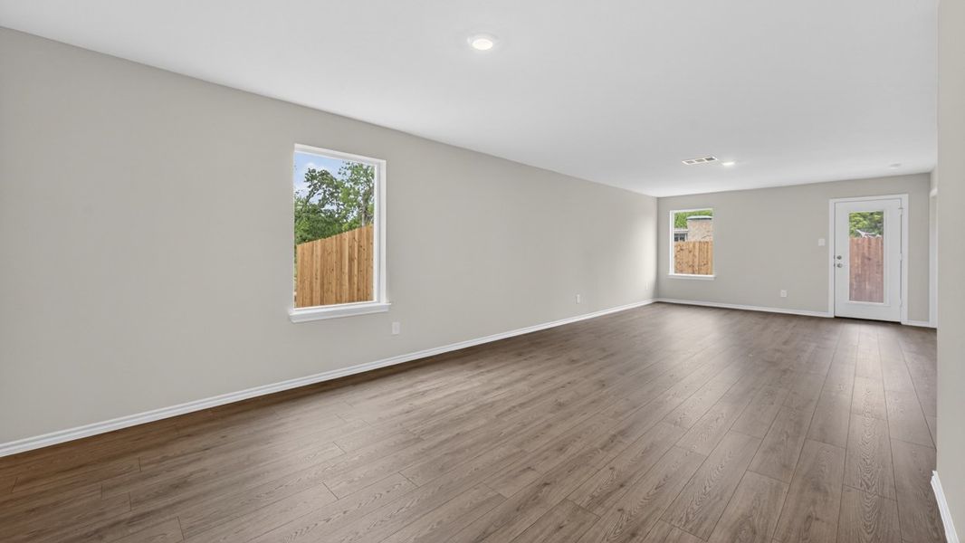 Spacious, unfurnished interior of a new home in The Hills of Sherman, Sherman (Image 6). Spacious, unfurnished interior of a new home in The Hills of Sherman, Sherman (Image 6).
