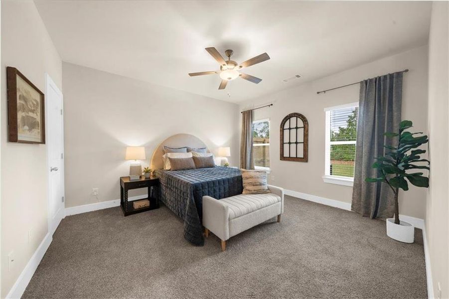 Furnished interior view inside a new home in , Dawsonville (Image 13).