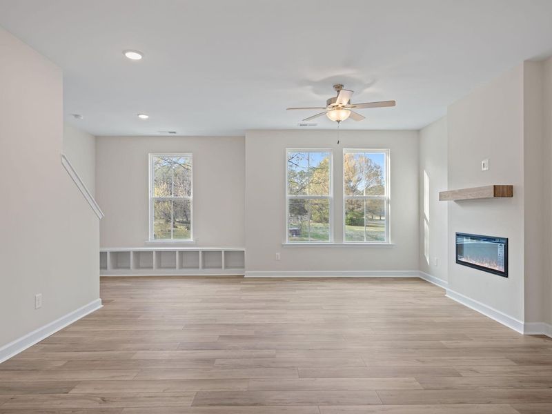 Spacious, unfurnished interior of a new home in Camden Park, Knightdale (Image 34).