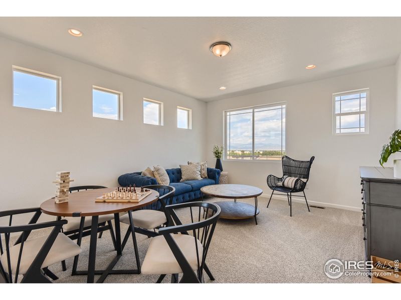 Second floor loft *Photo not of actual home, but same floorplan and style*