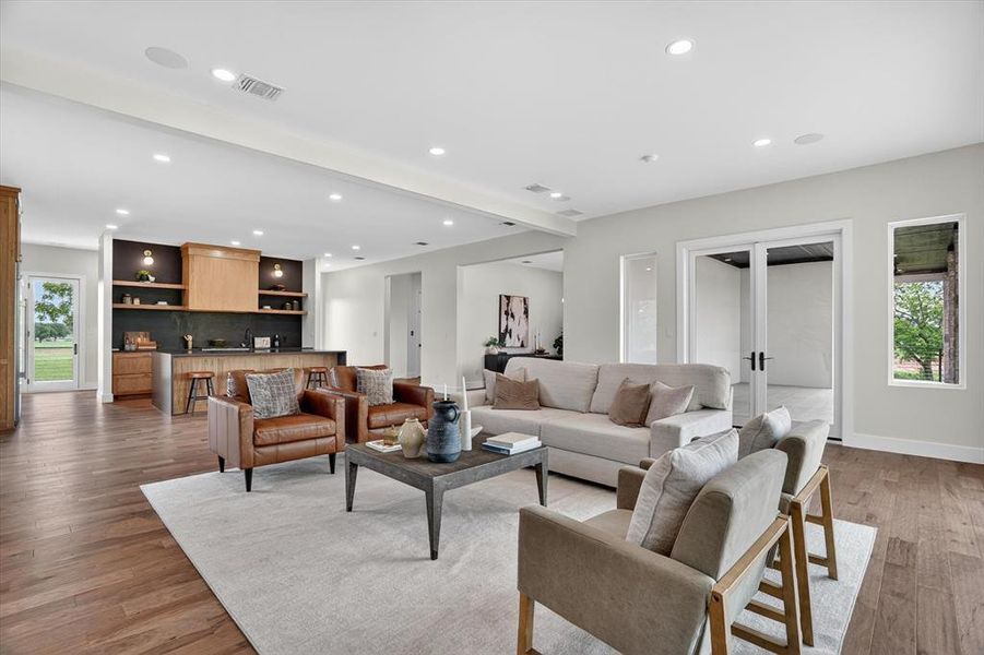 Furnished interior view inside a new home in , Weatherford (Image 7).