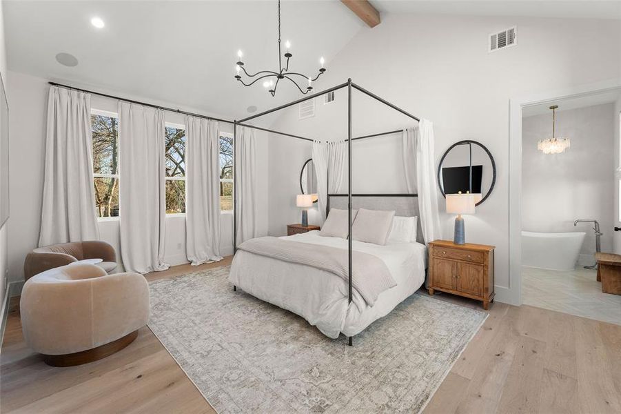 Furnished interior view inside a new home in , Dallas (Image 36).