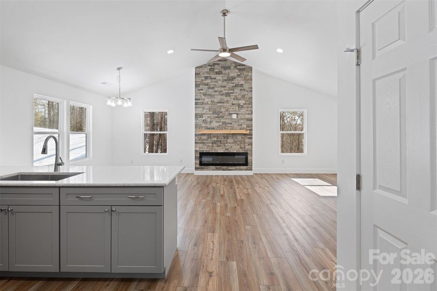 Furnished interior view inside a new home in , Purlear (Image 11). Furnished interior view inside a new home in , Purlear (Image 11).