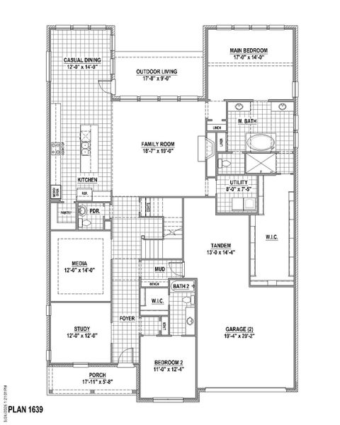 Plan 1639 1st Floor
