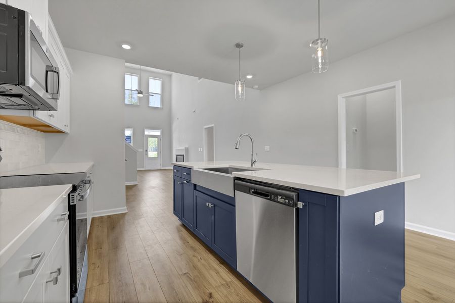 Furnished interior view inside a new home in Grand Park, Leland (Image 7).