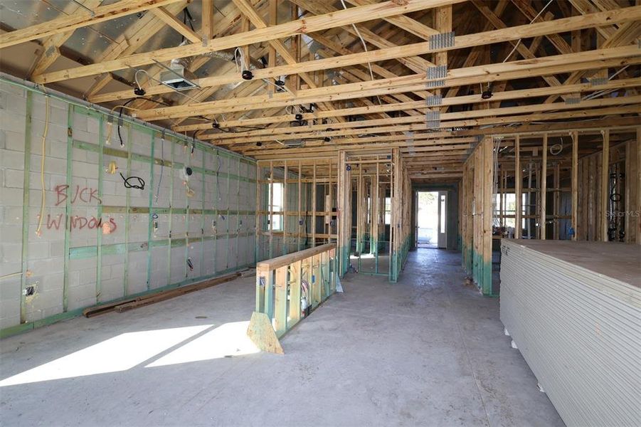 In-progress construction of a new home in Ravencliffe, Oviedo, FL (Image 8).