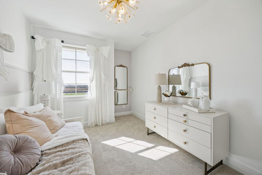 Furnished interior view inside a new home in Ryehill, Sugar Land (Image 32).