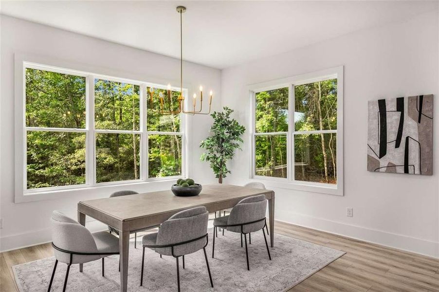 Furnished interior view inside a new home in , Jefferson (Image 42).