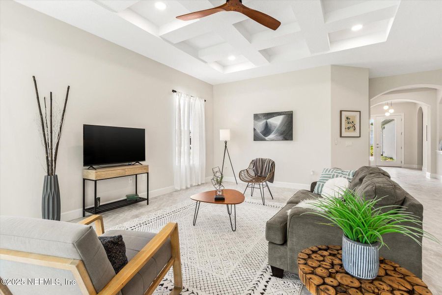 Furnished interior view inside a new home in , Palm Coast (Image 30). Furnished interior view inside a new home in , Palm Coast (Image 30).