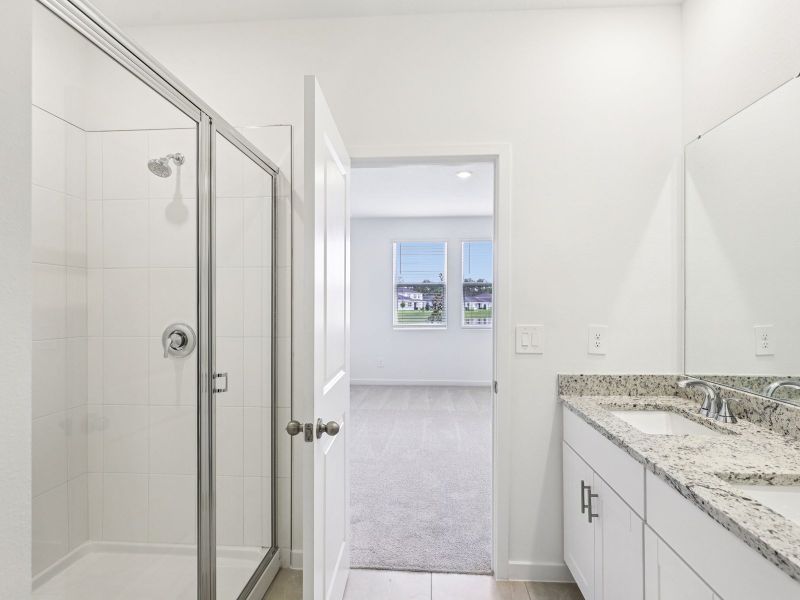 The Primary Bathroom at 23 Sandy Lane