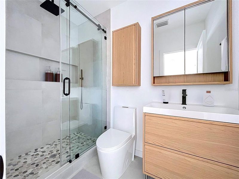 Furnished interior view inside a new home in , St. Petersburg (Image 46).