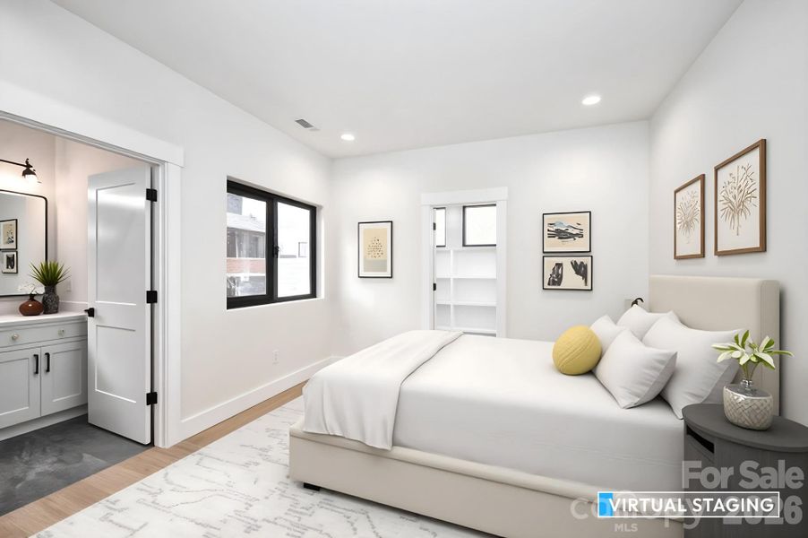 Furnished interior view inside a new home in , Weaverville (Image 14).
