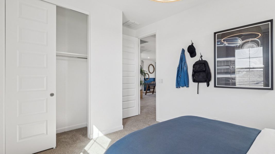 Representative furnished interior of a home built from the Yellowstone by D.R. Horton in Westpark, Buckeye (Image 38).