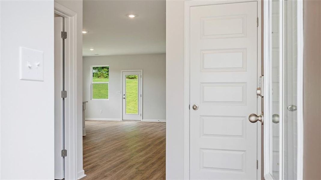Spacious, unfurnished interior of a new home in Brookland Commons, Monroe (Image 17).