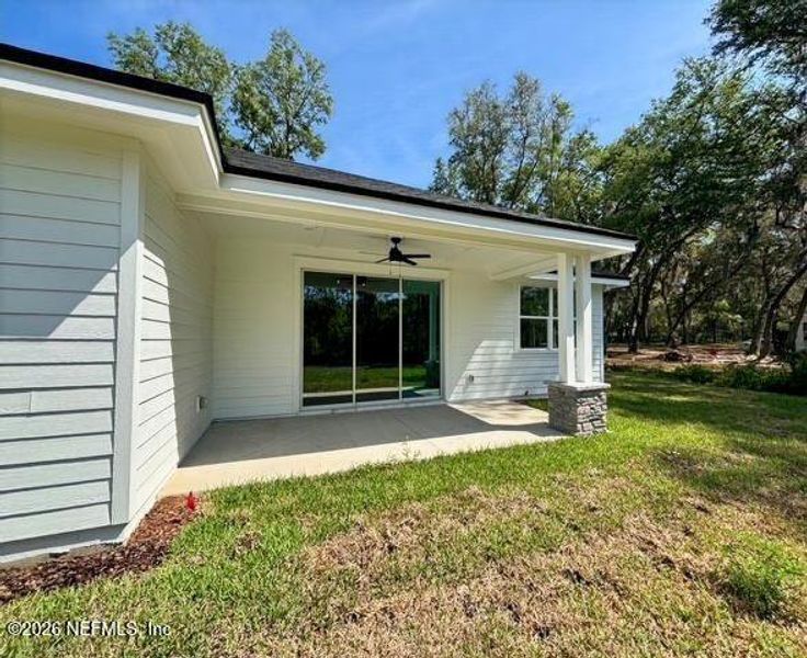 Exterior details and patio area of a home in , Melrose (Image 17).