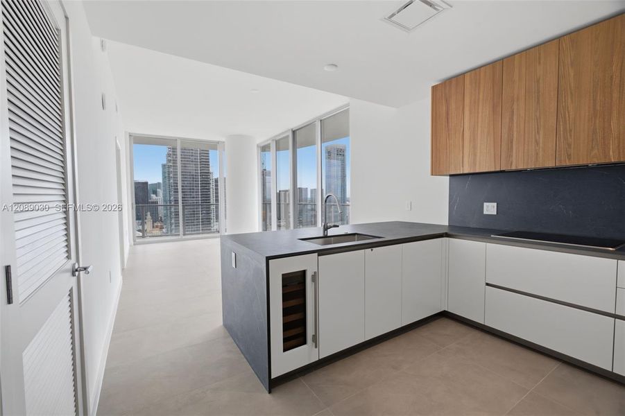 Furnished interior view inside a new home in , Miami (Image 10).