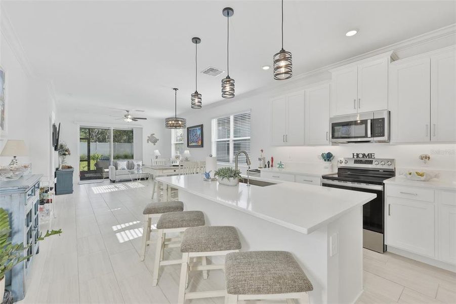 Furnished interior view inside a new home in Prosperity Lakes Active Adult, Parrish (Image 18).