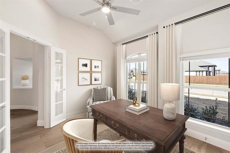 Furnished interior view inside a new home in Triple Diamond Ranch, Mansfield (Image 15).