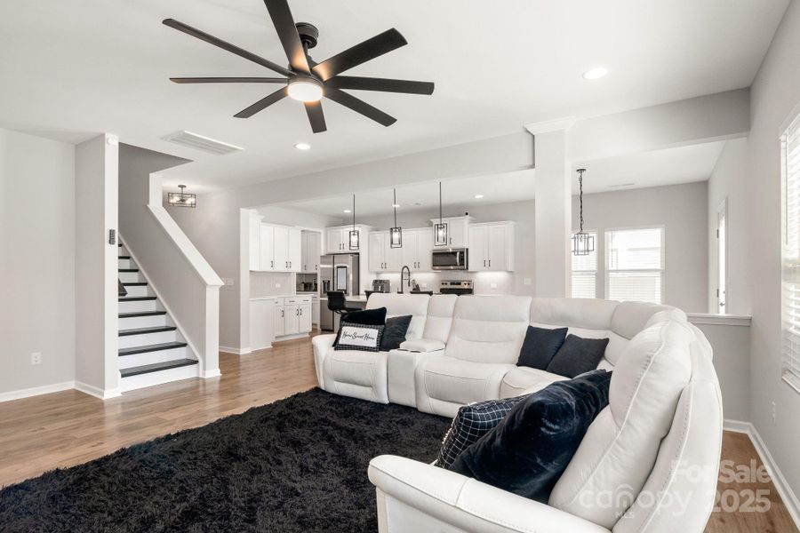 Furnished interior view inside a new home in , York (Image 16). Furnished interior view inside a new home in , York (Image 16).