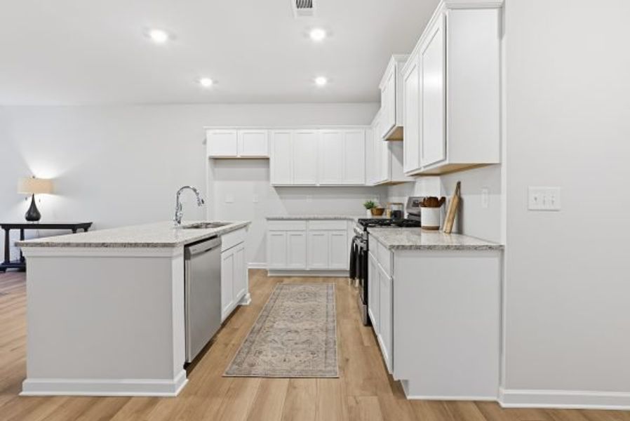 Representative furnished interior of a home built from the Orchard by Piedmont Residential in Villages at Cedar Hill, Dallas (Image 15).