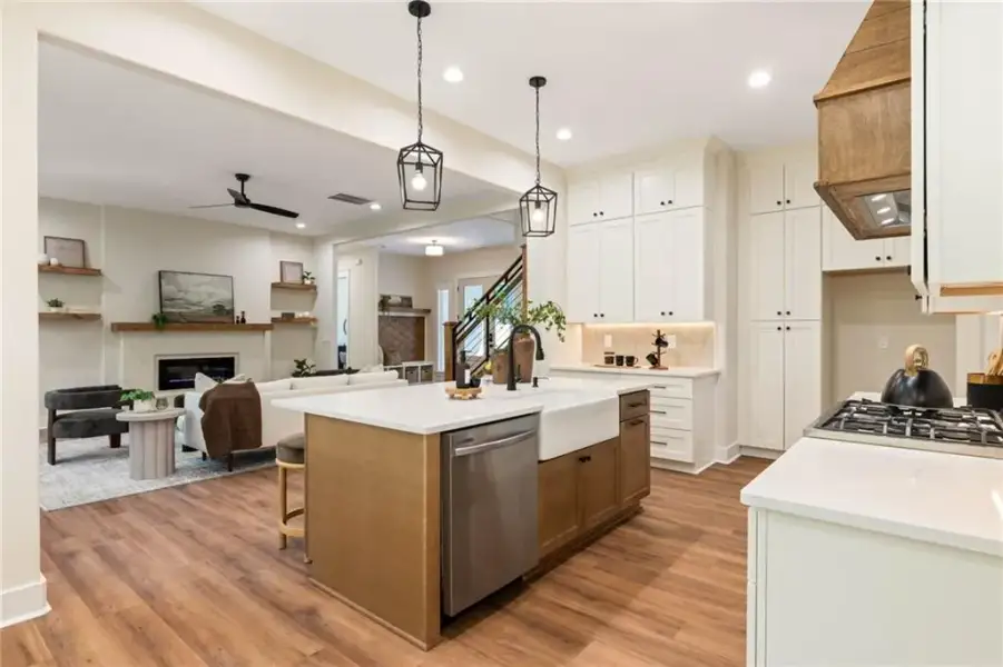Furnished interior view inside a new home in , Snellville (Image 16).
