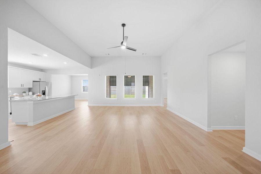Large and open living room
