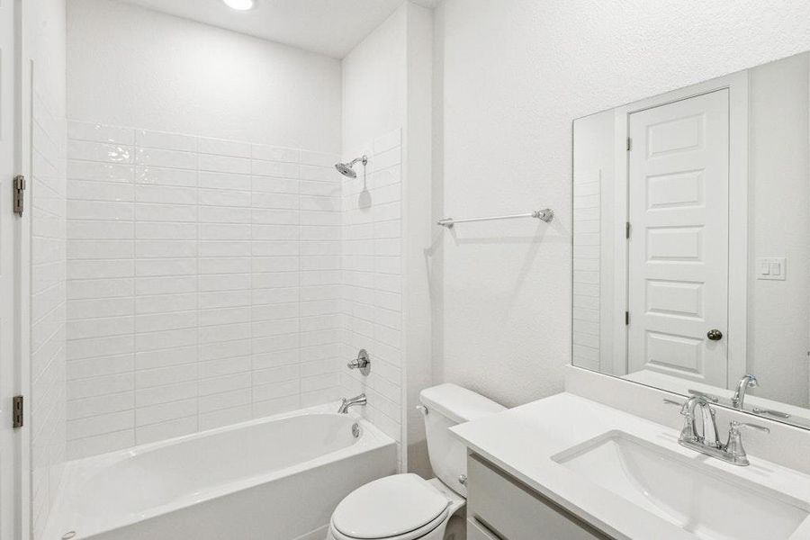 Furnished interior view inside a new home in University Heights, Round Rock (Image 5). Furnished interior view inside a new home in University Heights, Round Rock (Image 5).