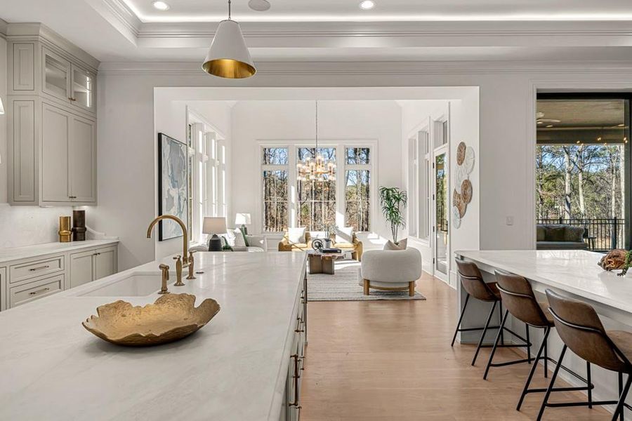 Furnished interior view inside a new home in , Milton (Image 64).