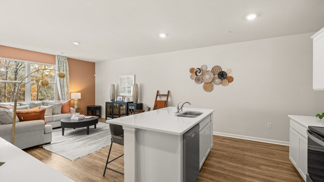 Furnished interior view inside a new home in Echo Glen, Stockbridge (Image 6).