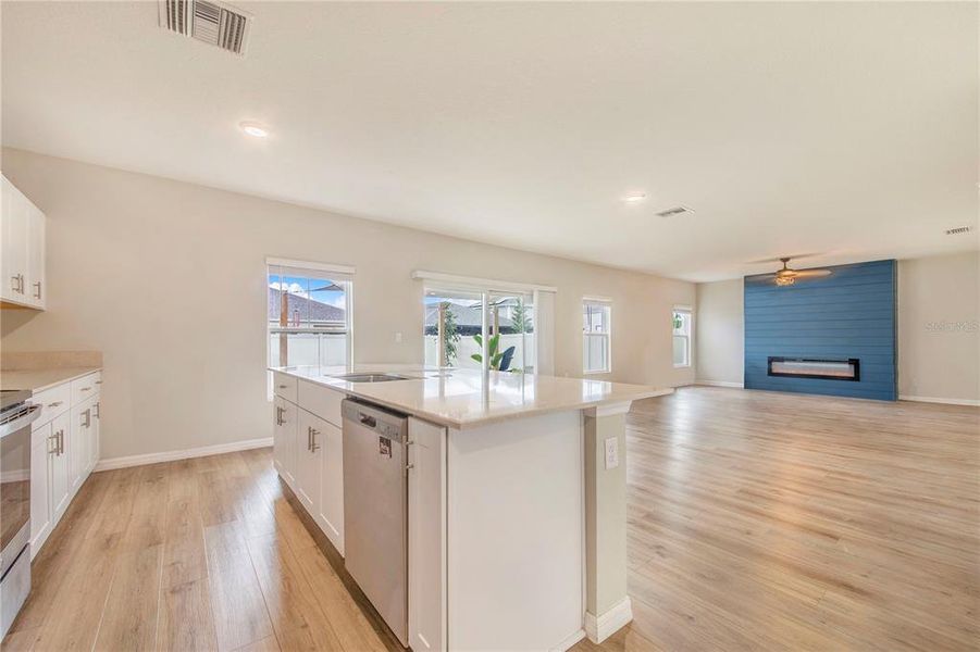 Furnished interior view inside a new home in Lawson Dunes, Haines City (Image 10).