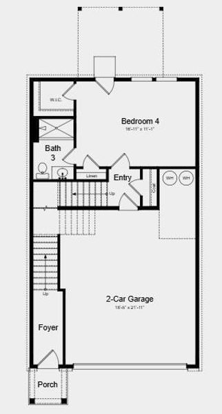 2D floor plan layout of this home in Rosewood Farm, Lawrenceville, GA (Image 4). 2D floor plan layout of this home in Rosewood Farm, Lawrenceville, GA (Image 4).