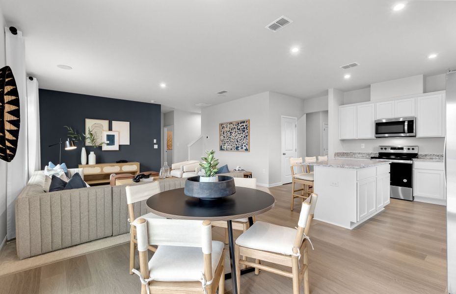 Furnished interior view inside a new home in Carpenter Falls, Durham (Image 16).