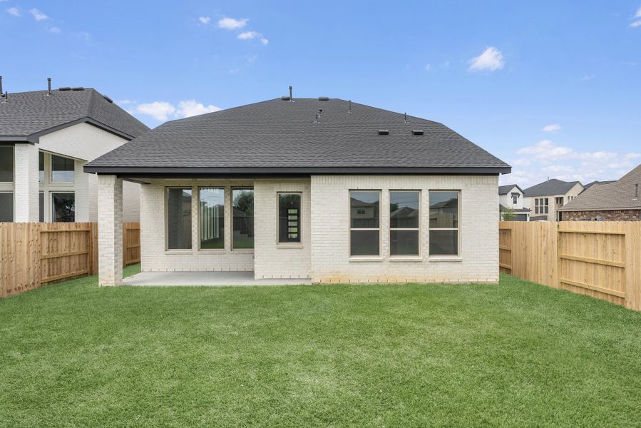 Exterior details and patio area of a home in The Grand Prairie, Hockley (Image 3).
