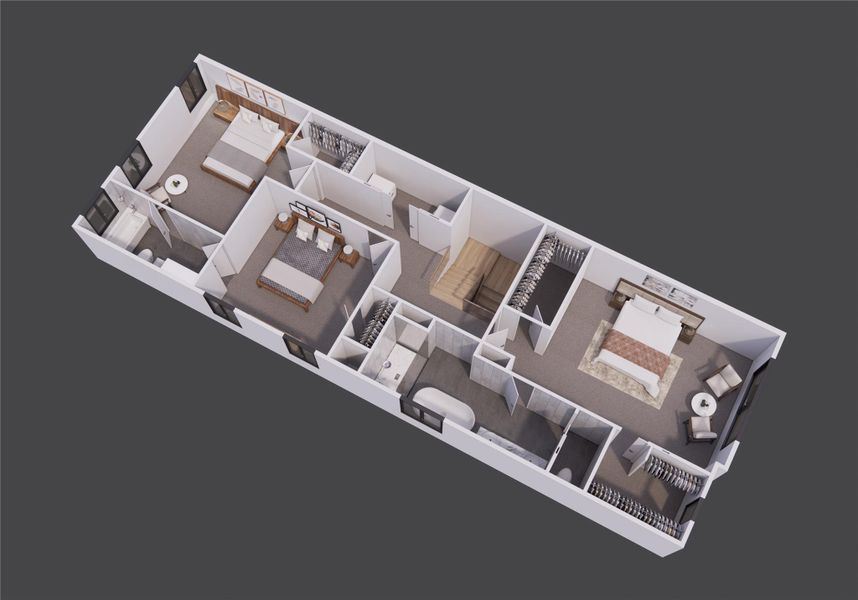 2D floor plan layout of this home in , Houston, TX (Image 3). 2D floor plan layout of this home in , Houston, TX (Image 3).