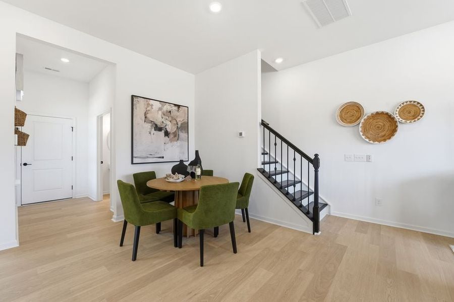 Representative furnished interior of a home built from the Alpine by Taylor Morrison in Indian Trail Townhomes, Indian Trail (Image 10).