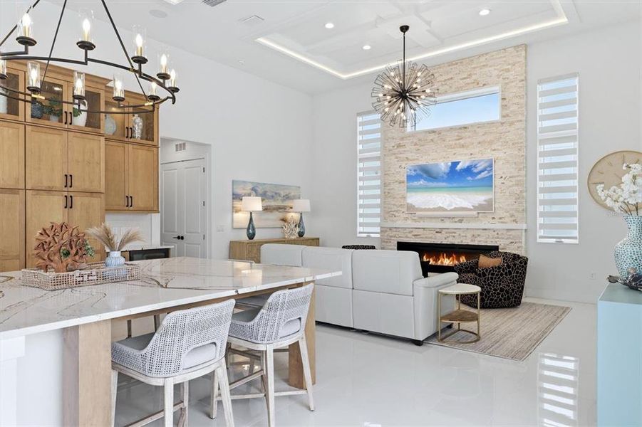 Furnished interior view inside a new home in , Bradenton (Image 13).