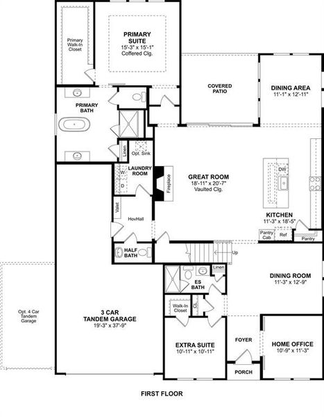2D floor plan layout of this home in Wellington, Haslet, TX (Image 4). 2D floor plan layout of this home in Wellington, Haslet, TX (Image 4).