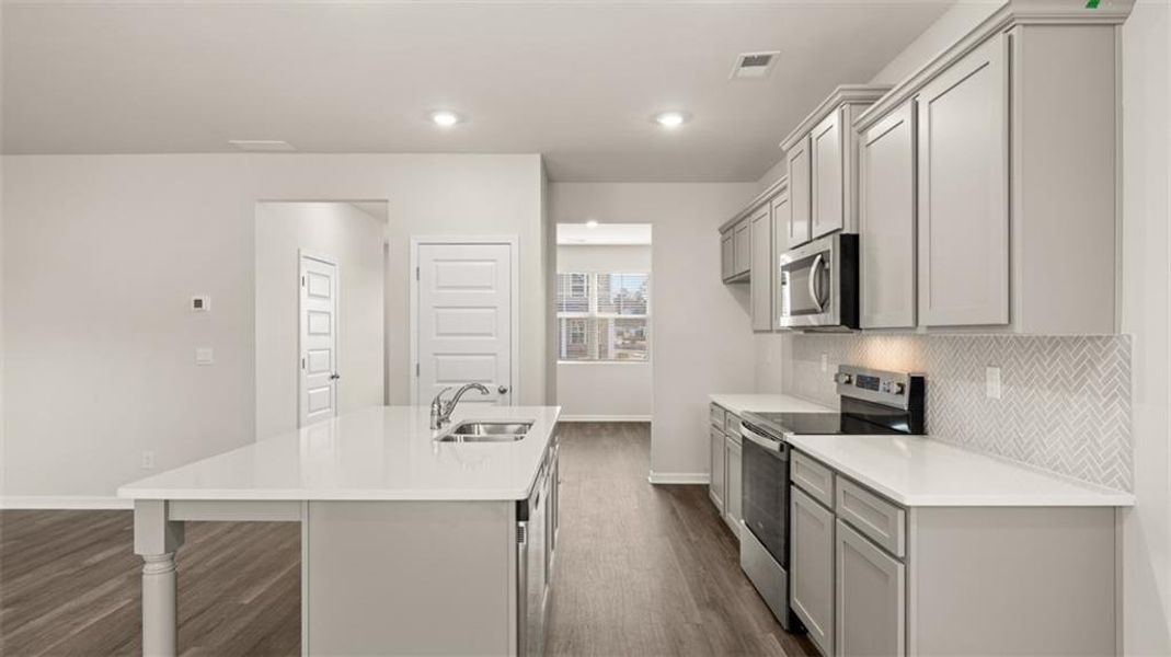 Furnished interior view inside a new home in Willowbrook, Winder (Image 4).
