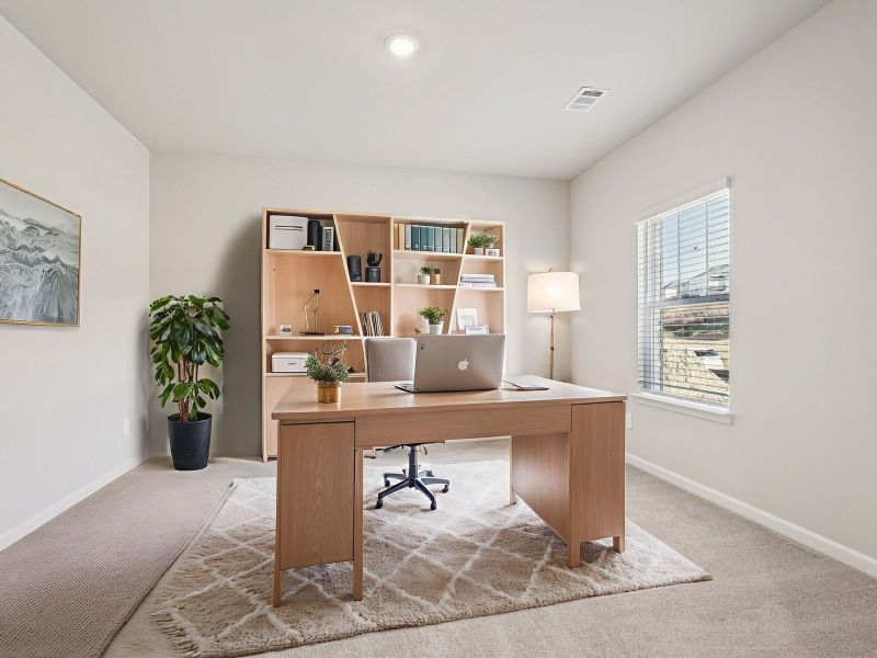 Furnished interior view inside a new home in Ivey Township, Dallas (Image 7).