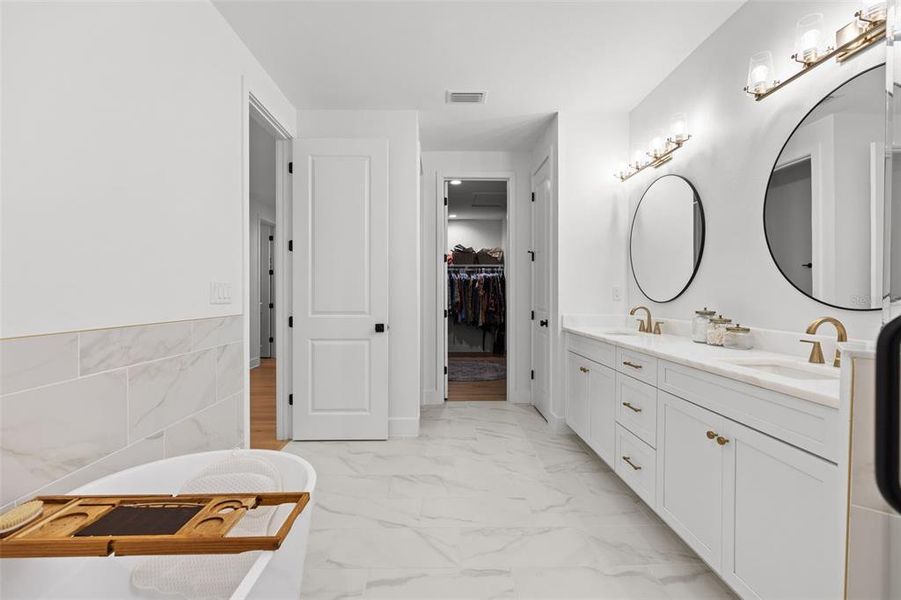 Furnished interior view inside a new home in , Tampa (Image 50).