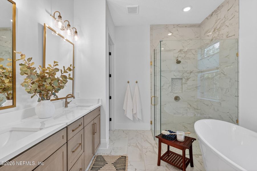 Furnished interior view inside a new home in , Ponte Vedra (Image 11).