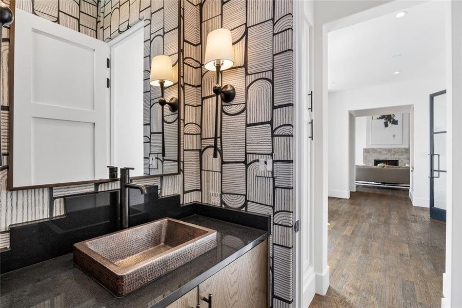 Furnished interior view inside a new home in Avadene at Las Colinas, Irving (Image 14).