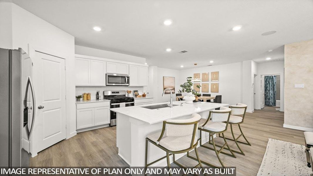 Furnished interior view inside a new home in Chapel Lakes, Montgomery (Image 8).