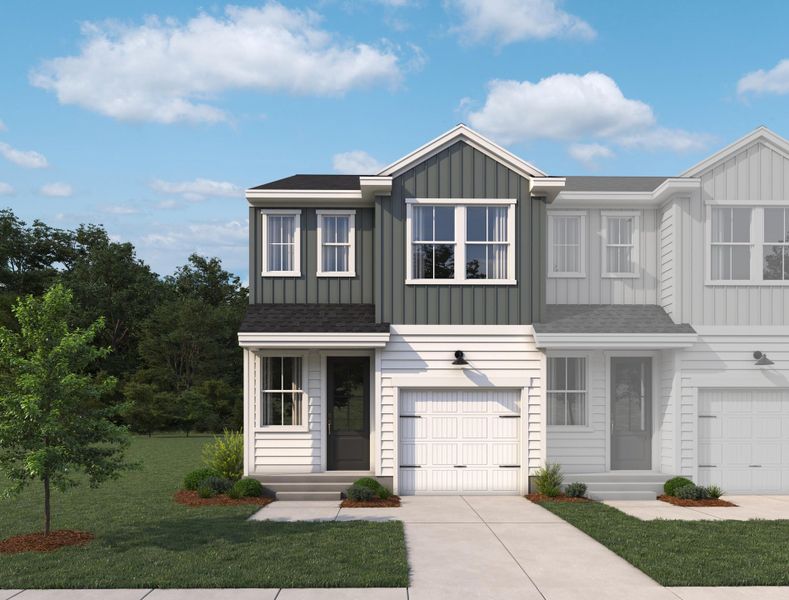 Front exterior of a new home in , Summerville, SC, highlighting curb appeal (Image 21). Front exterior of a new home in , Summerville, SC, highlighting curb appeal (Image 21).